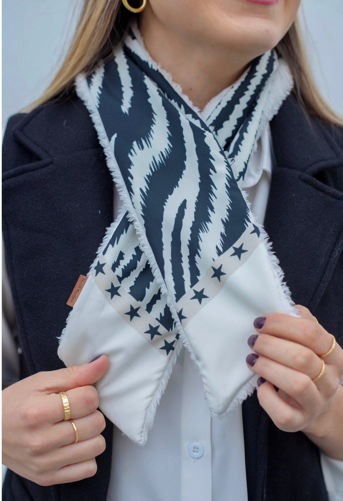 Pañuelo Frances Beige Star