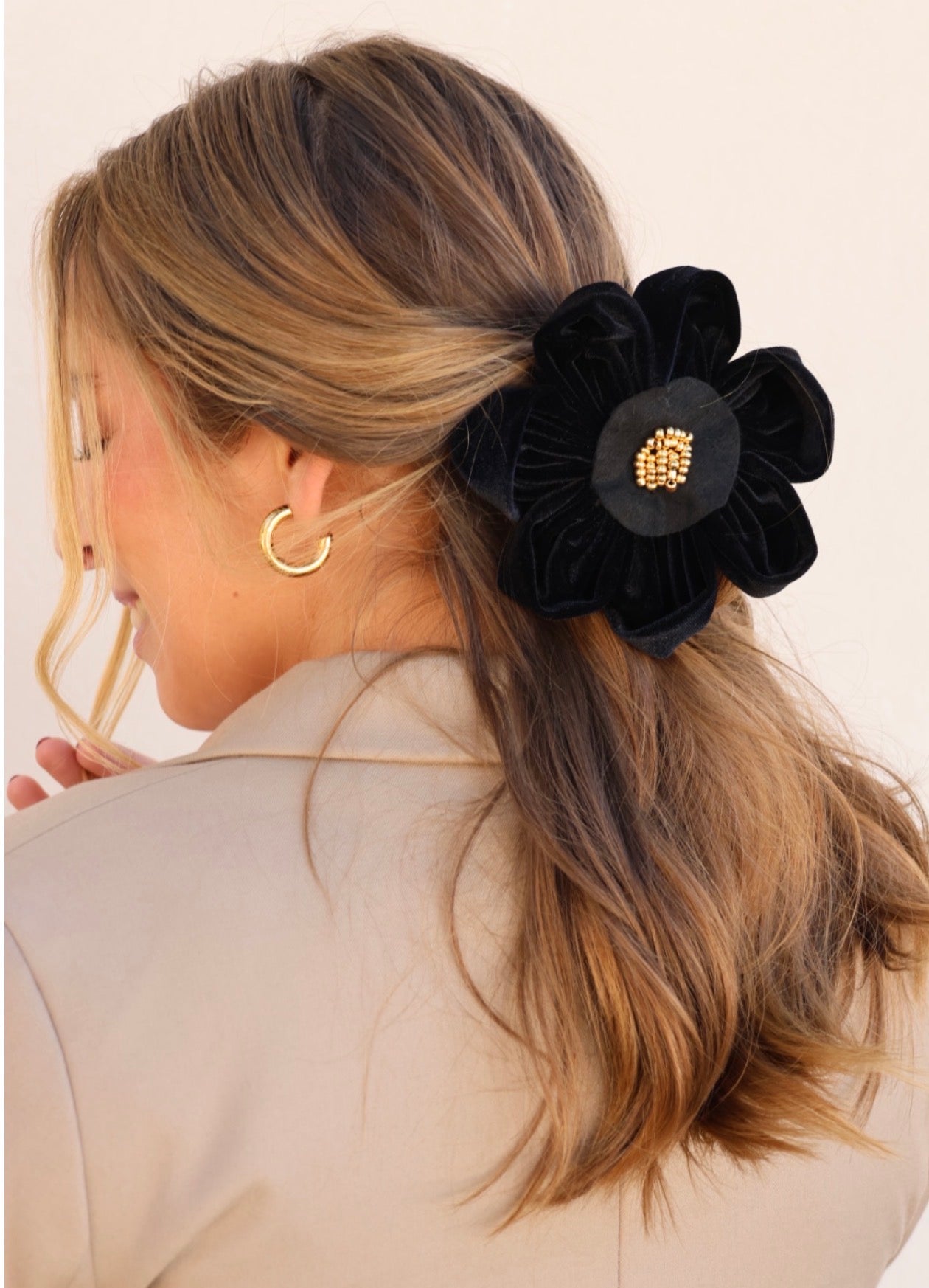 SCRUNCHIE BLACK ROSÉ