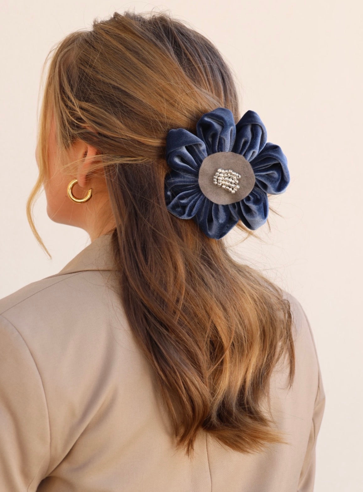 SCRUNCHIE BLUE ROSÉ