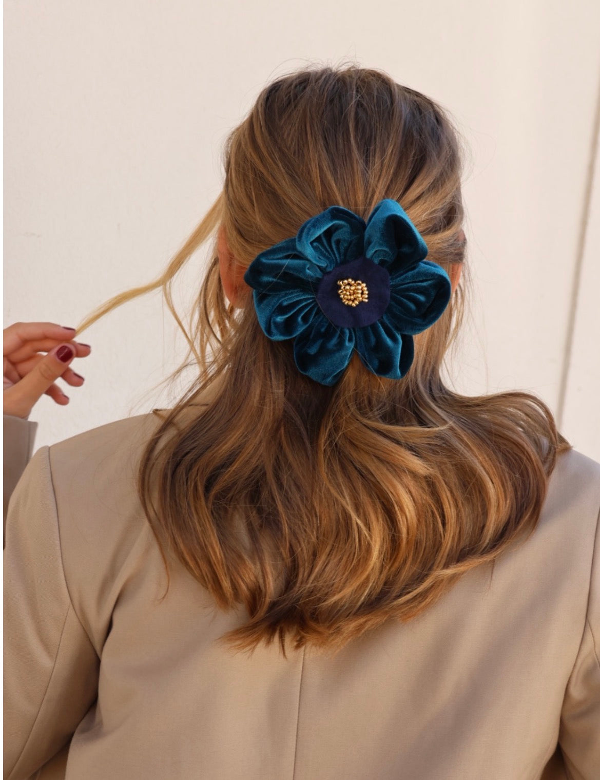 SCRUNCHIE PETRÓLEO ROSÉ