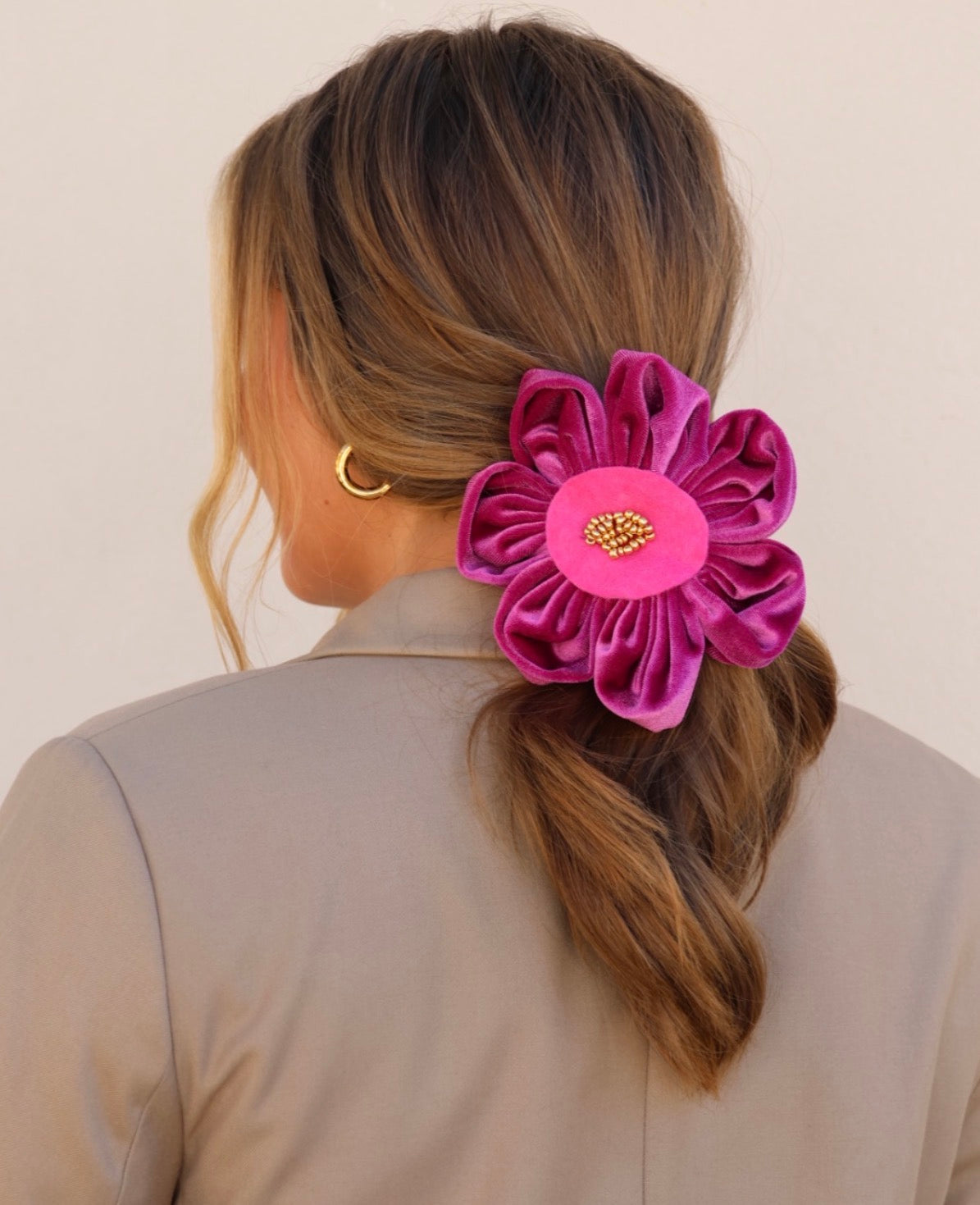 SCRUNCHIE FUCSIA ROSÉ
