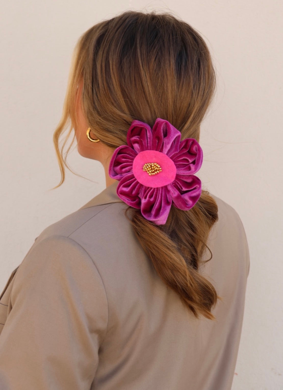 SCRUNCHIE FUCSIA ROSÉ