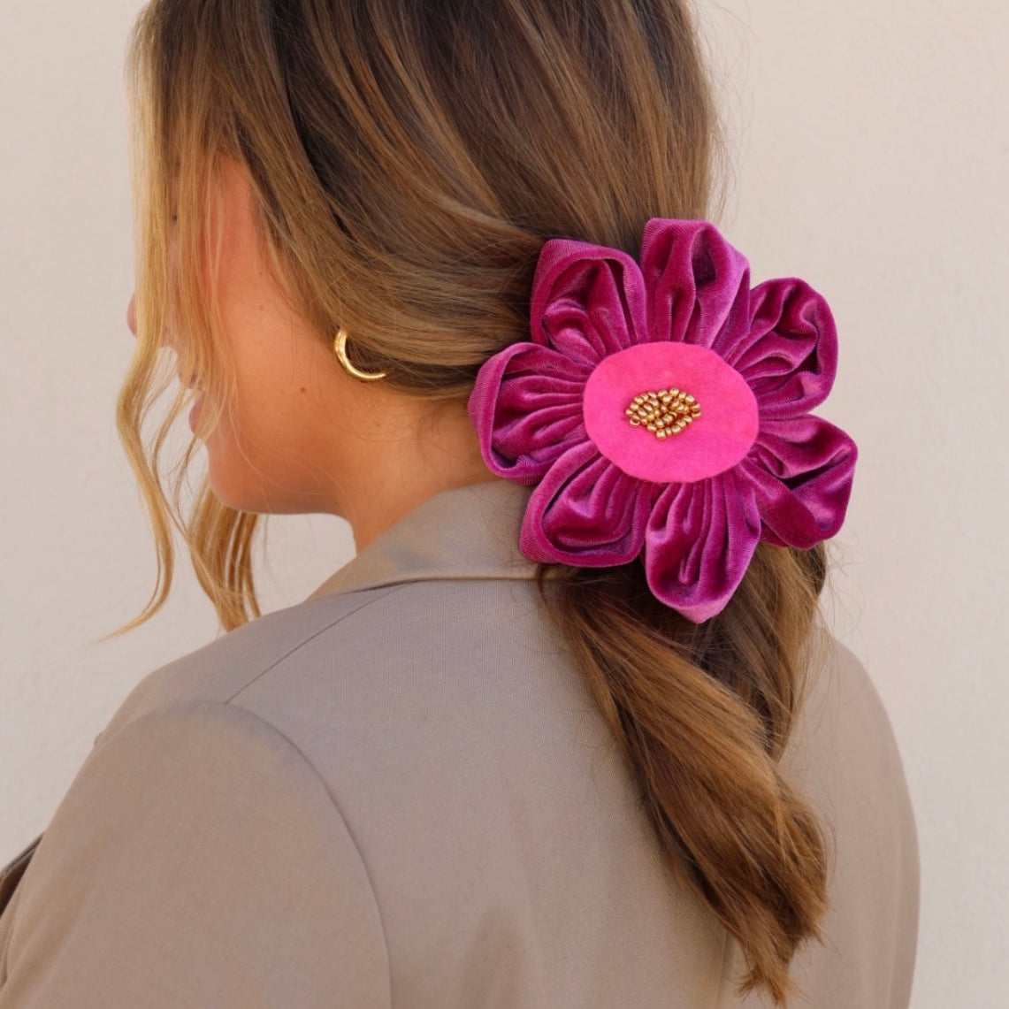 SCRUNCHIE FUCSIA ROSÉ