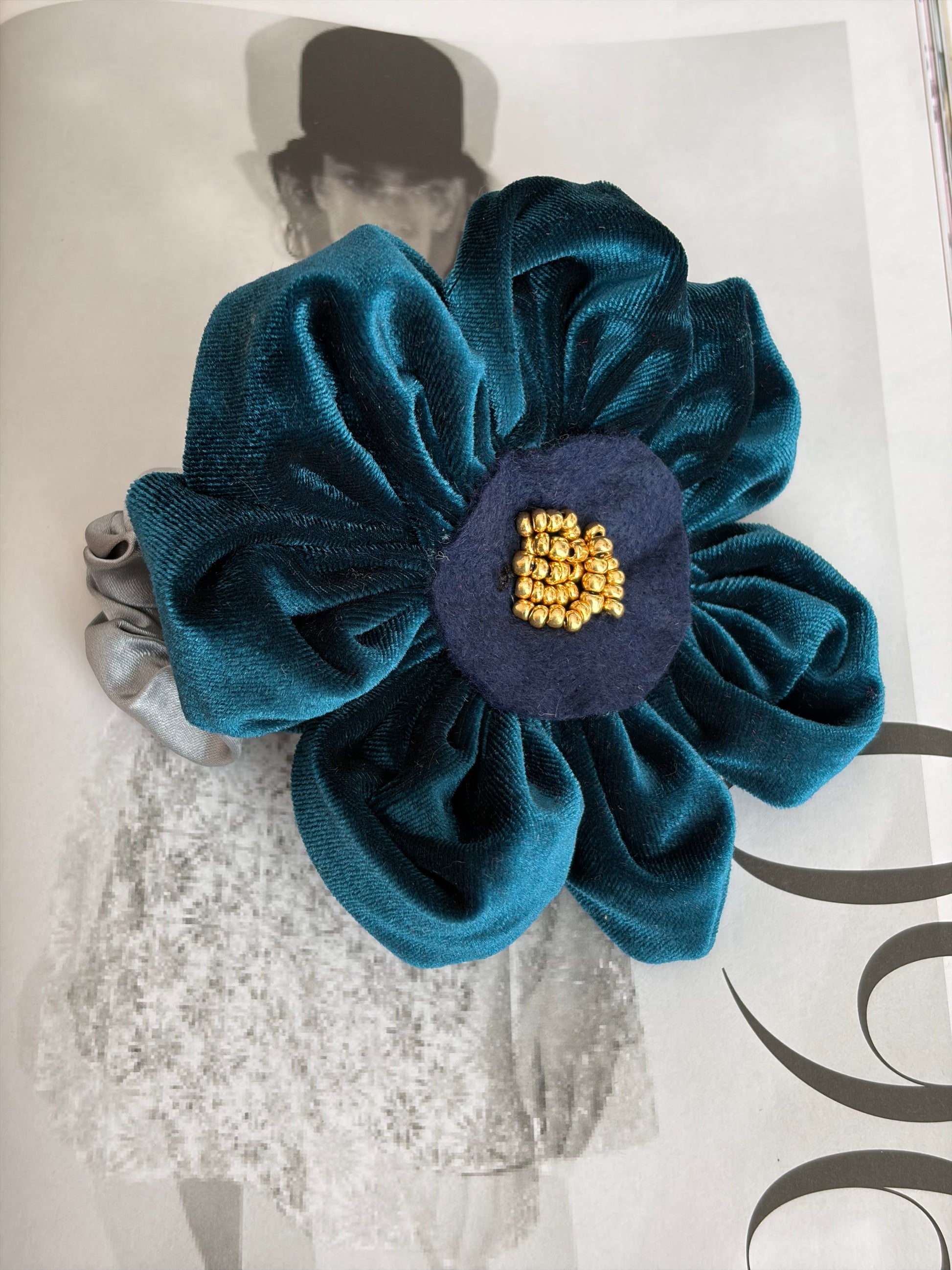 SCRUNCHIE PETRÓLEO ROSÉ