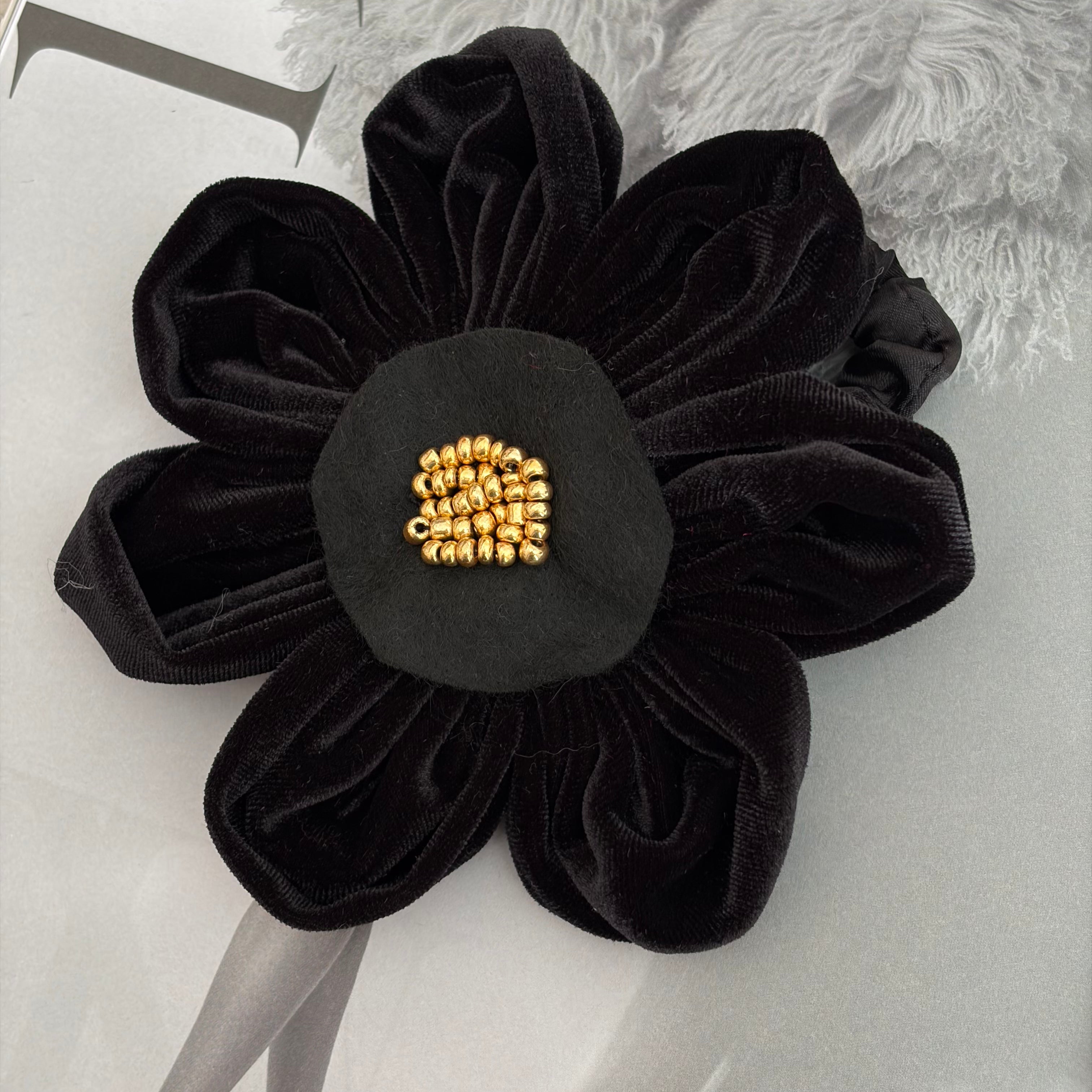 SCRUNCHIE BLACK ROSÉ