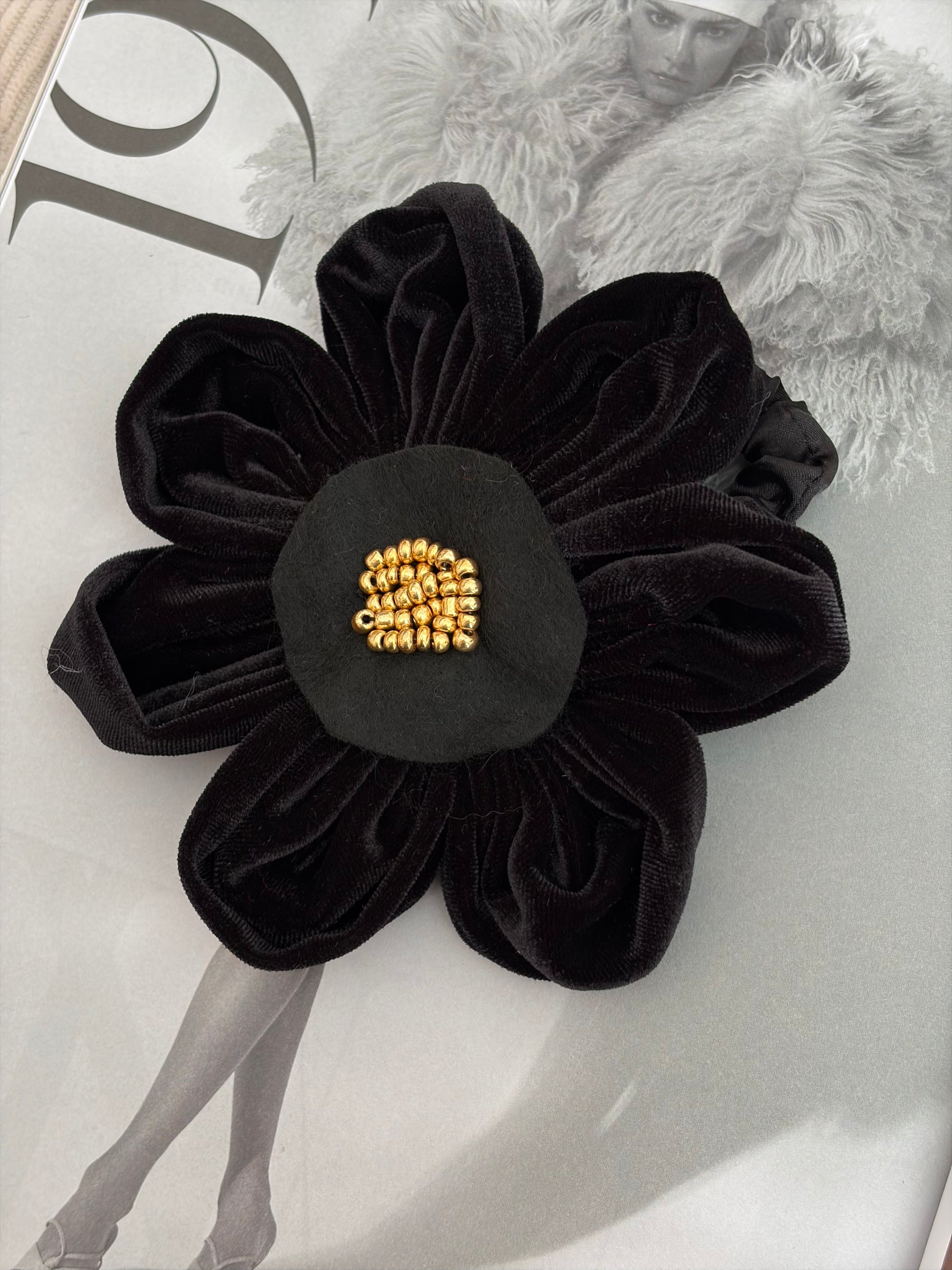 SCRUNCHIE BLACK ROSÉ