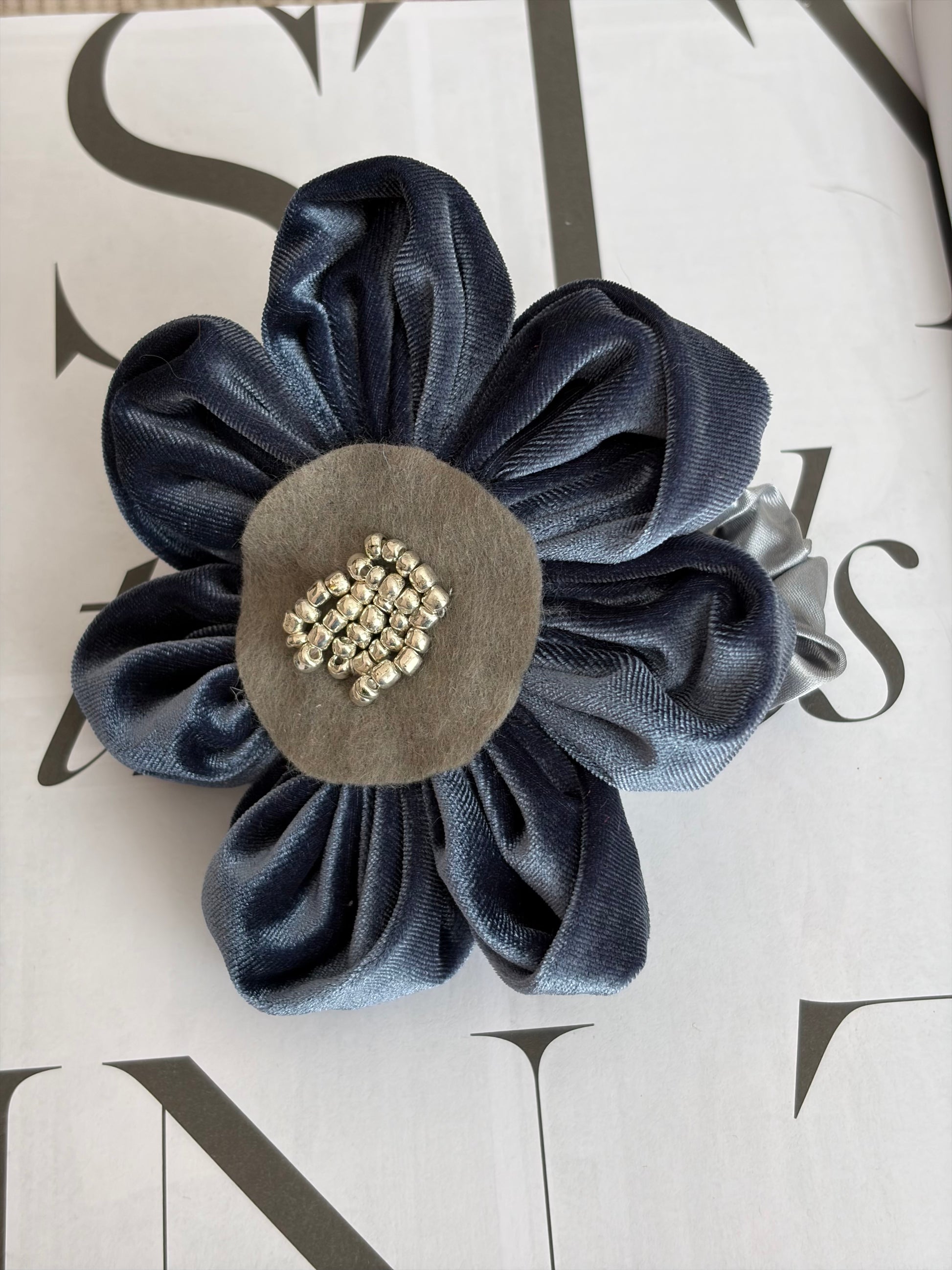 SCRUNCHIE BLUE ROSÉ