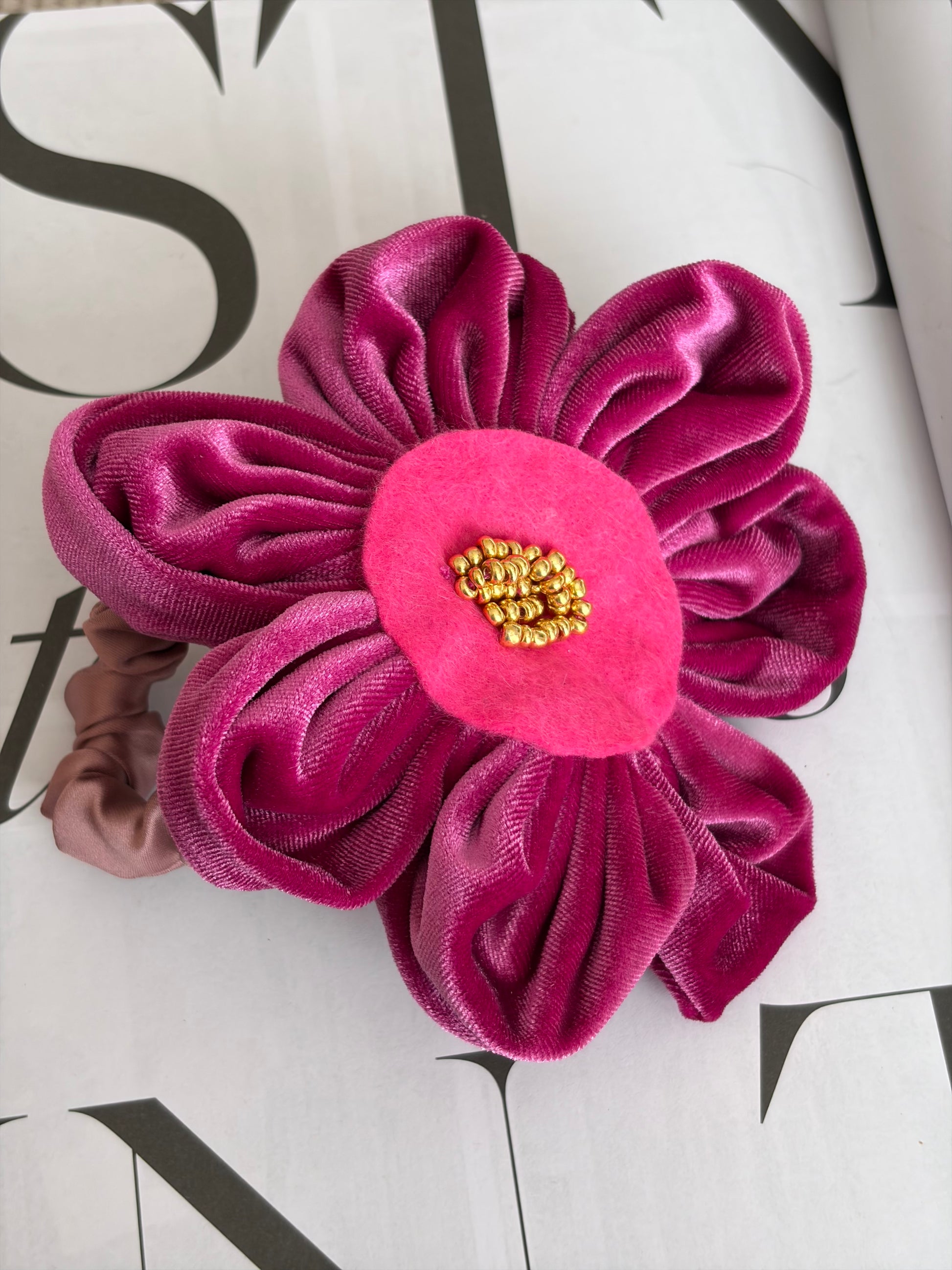 SCRUNCHIE FUCSIA ROSÉ