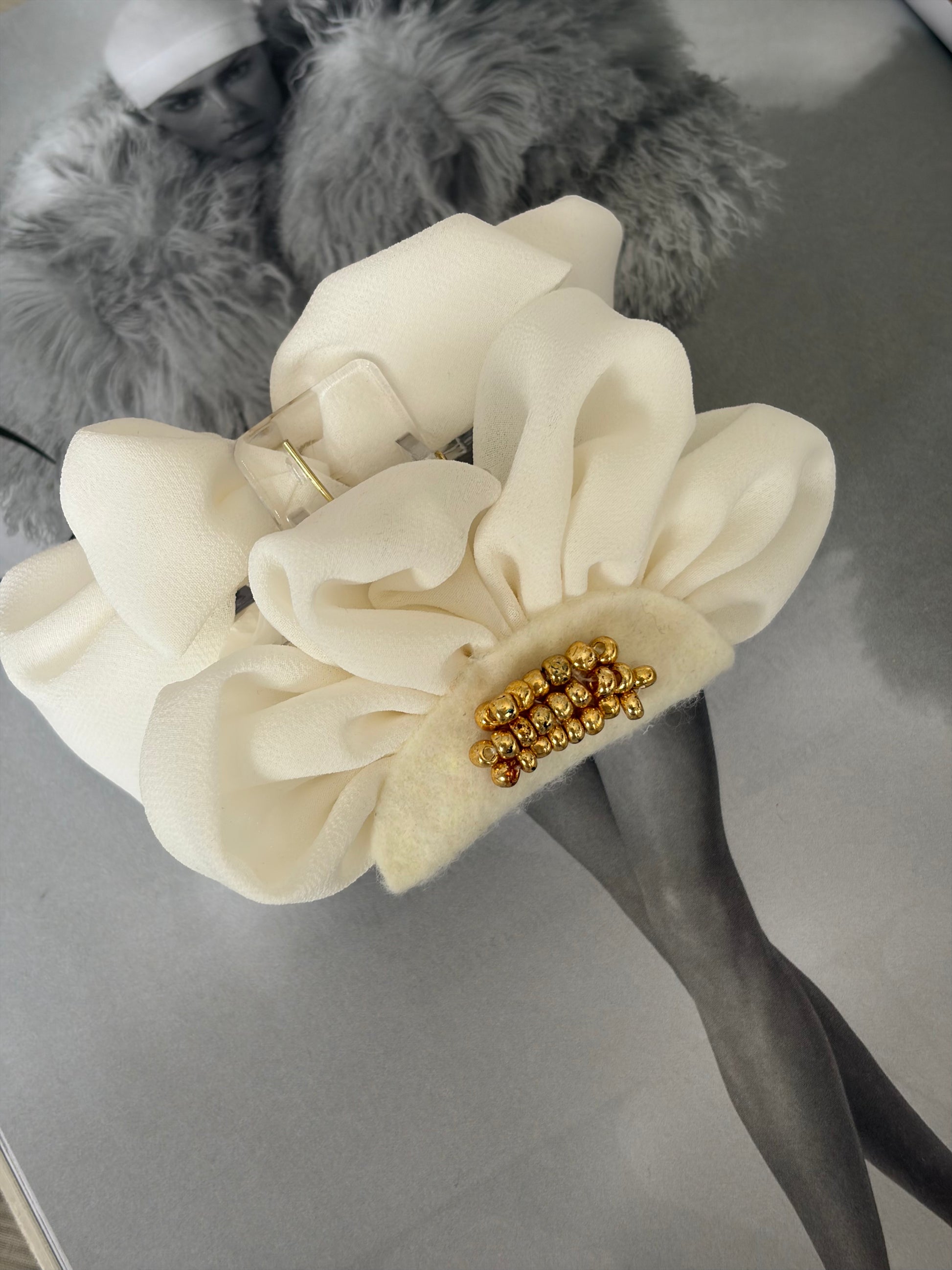 HAIR CLIP ROSÉ BLANCO