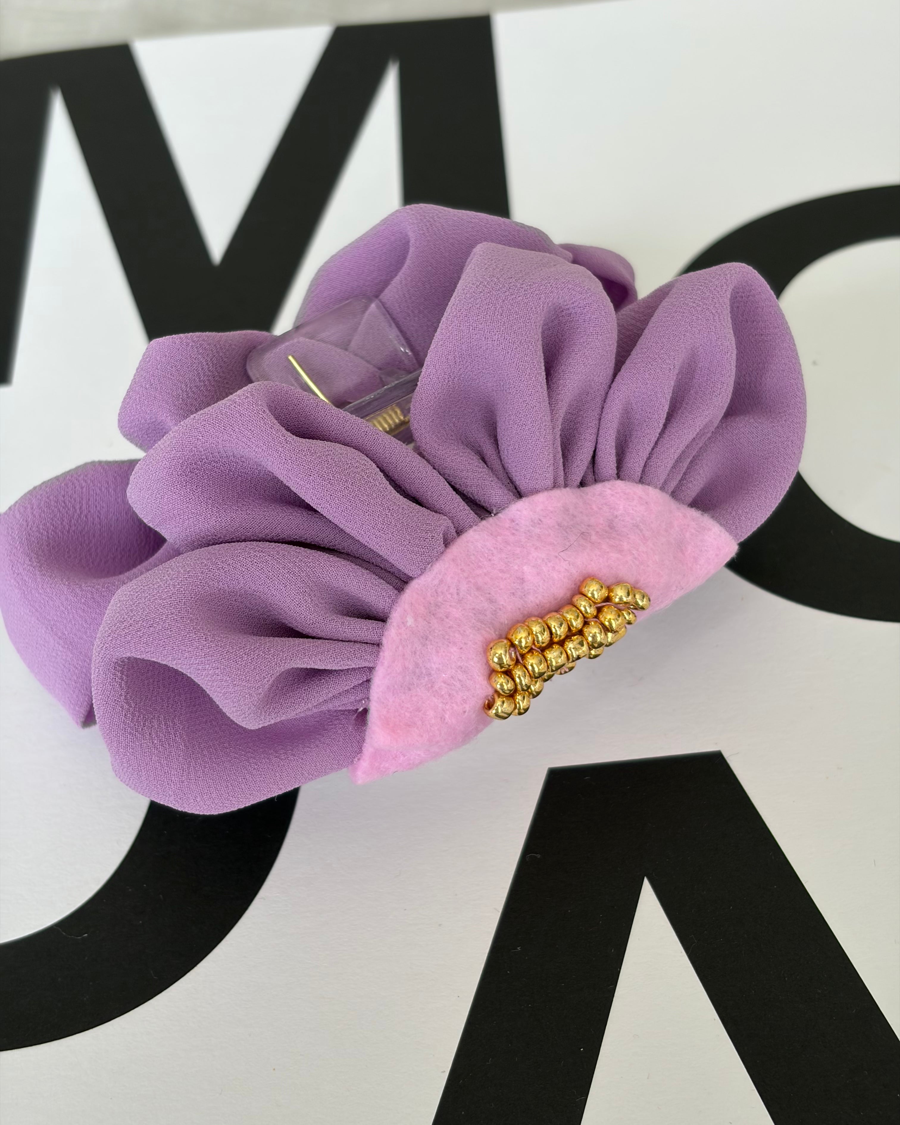 HAIR CLIP ROSÉ MORADO
