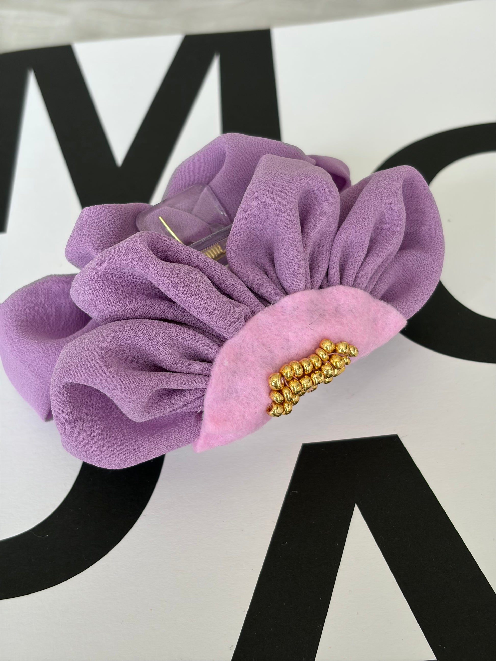 HAIR CLIP ROSÉ MORADO