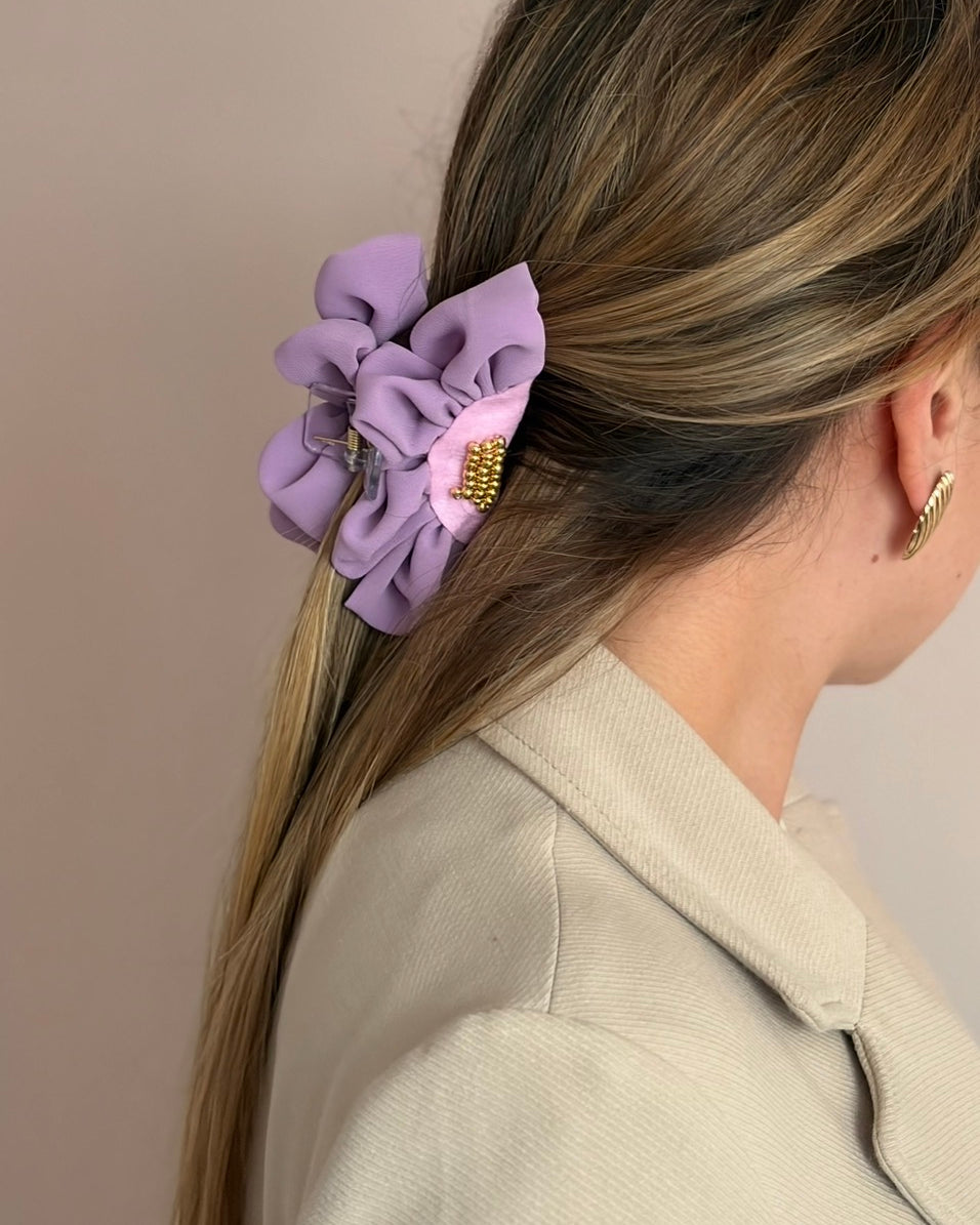 HAIR CLIP ROSÉ MORADO