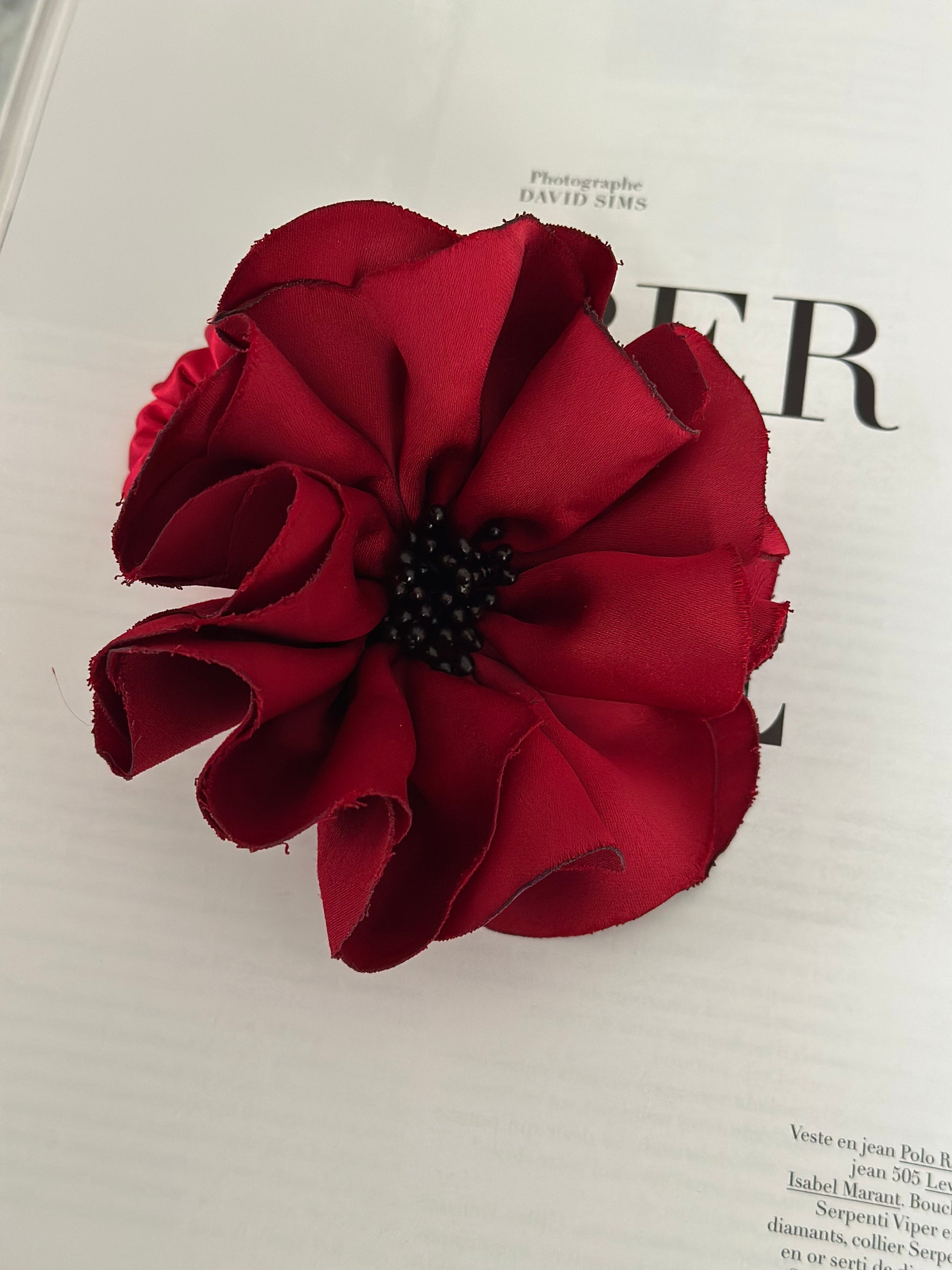 Florentine Scrunchie Red