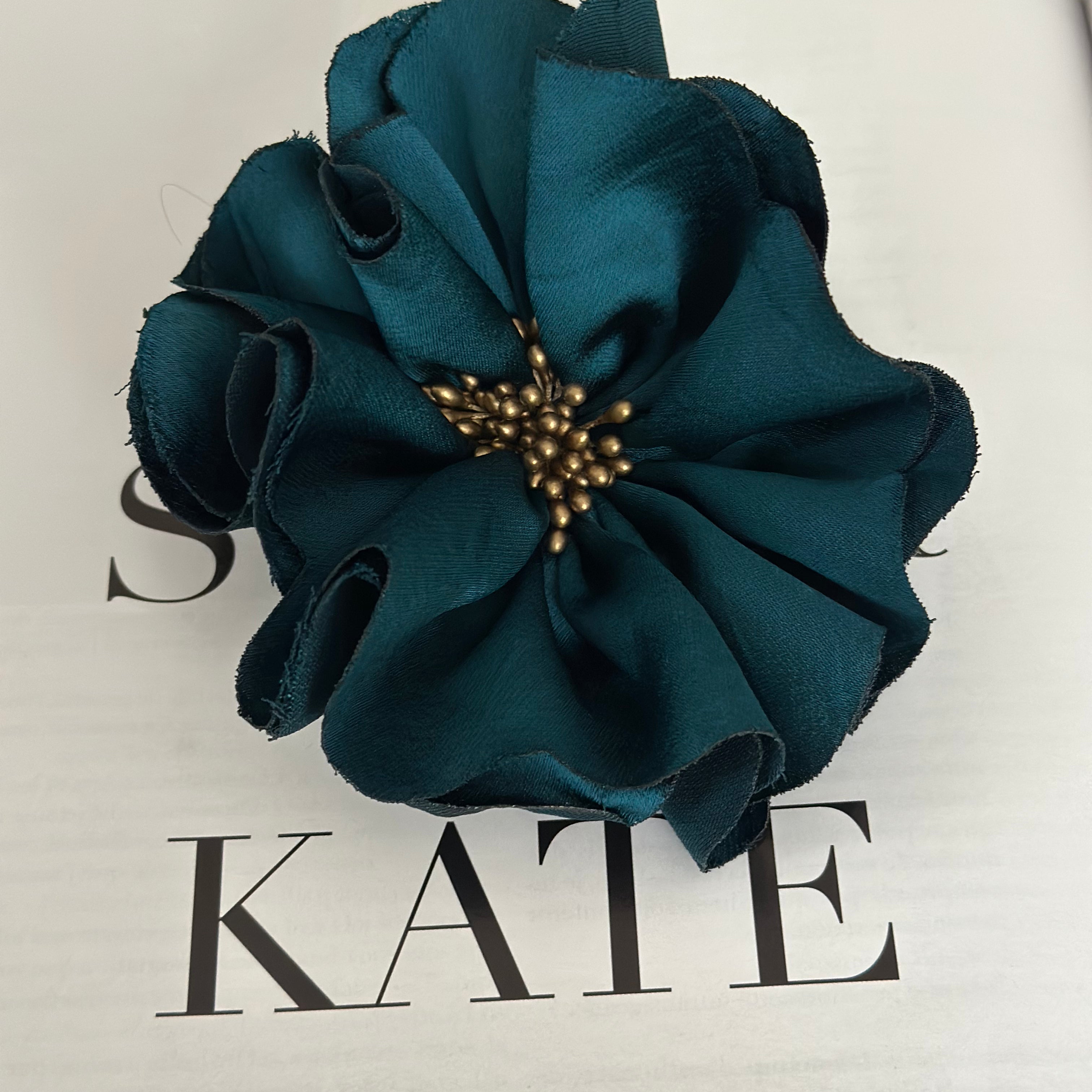 Florentine Scrunchie Petróleo