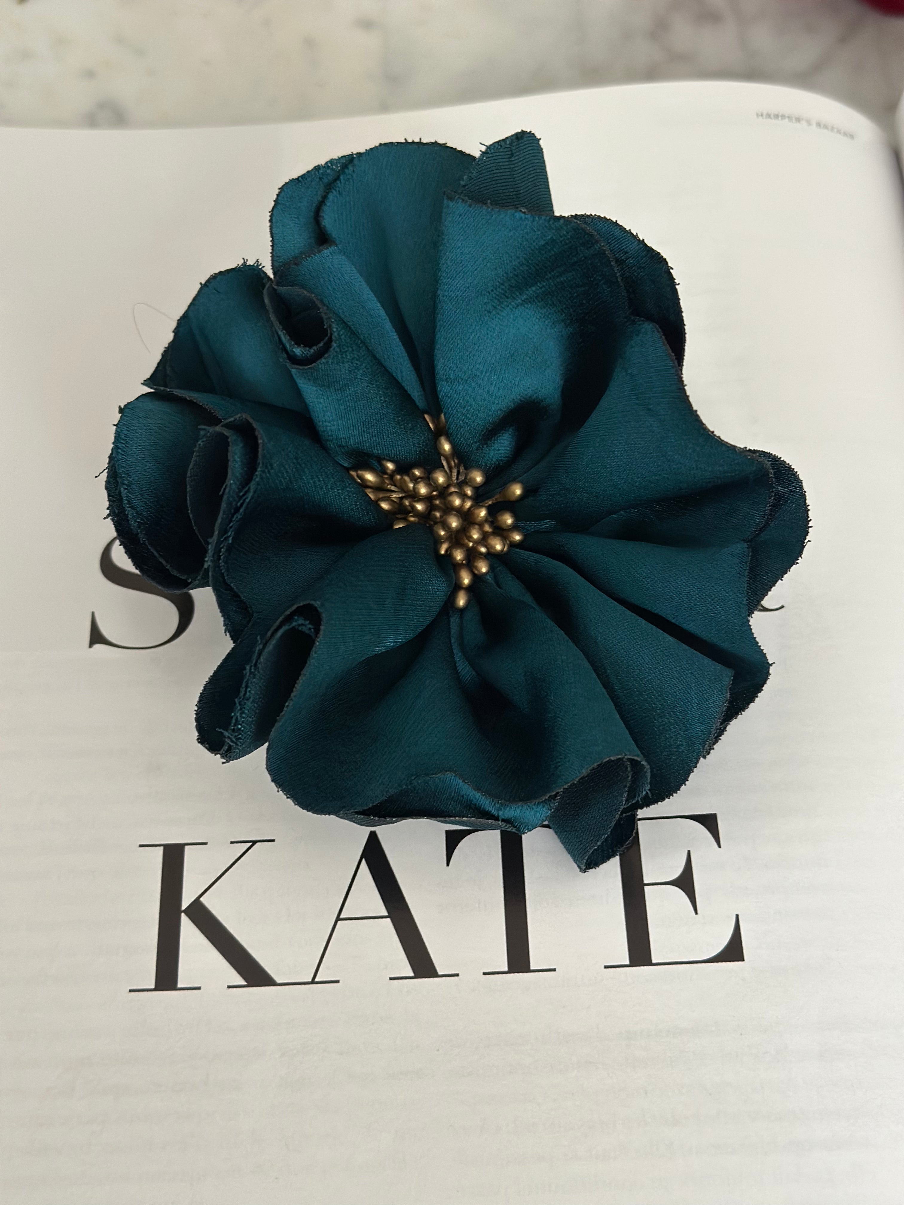 Florentine Scrunchie Petróleo