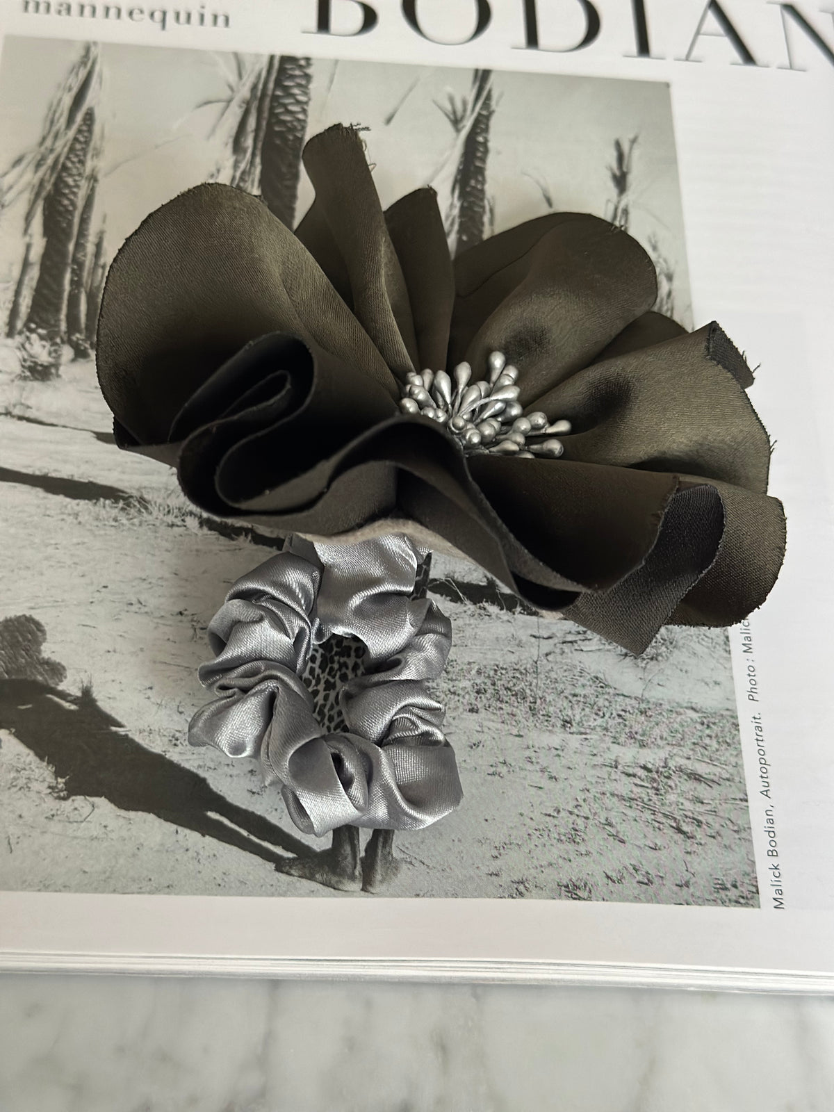 Florentine Scrunchie Olive