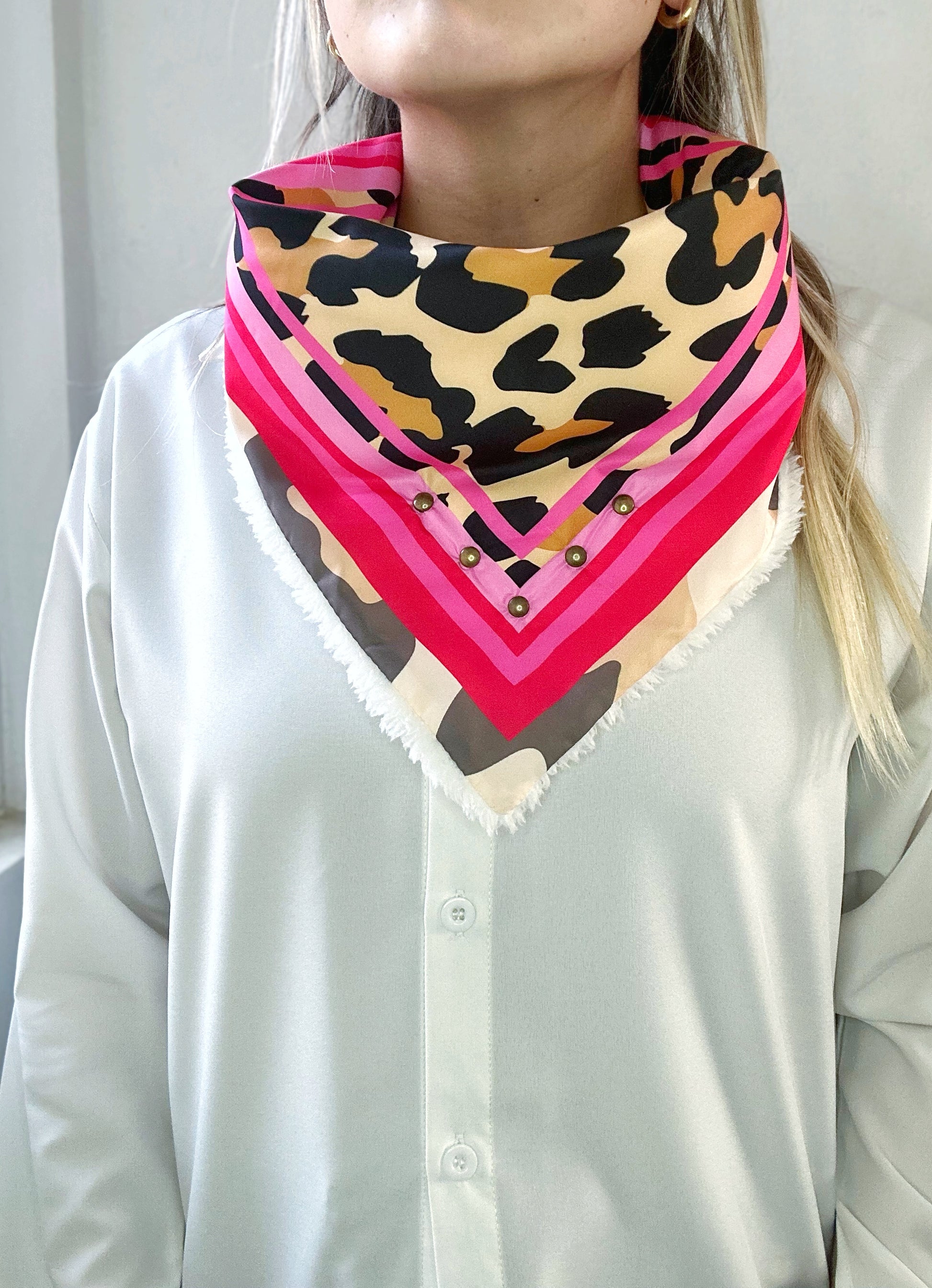 Pañuelo chiporro print leopard