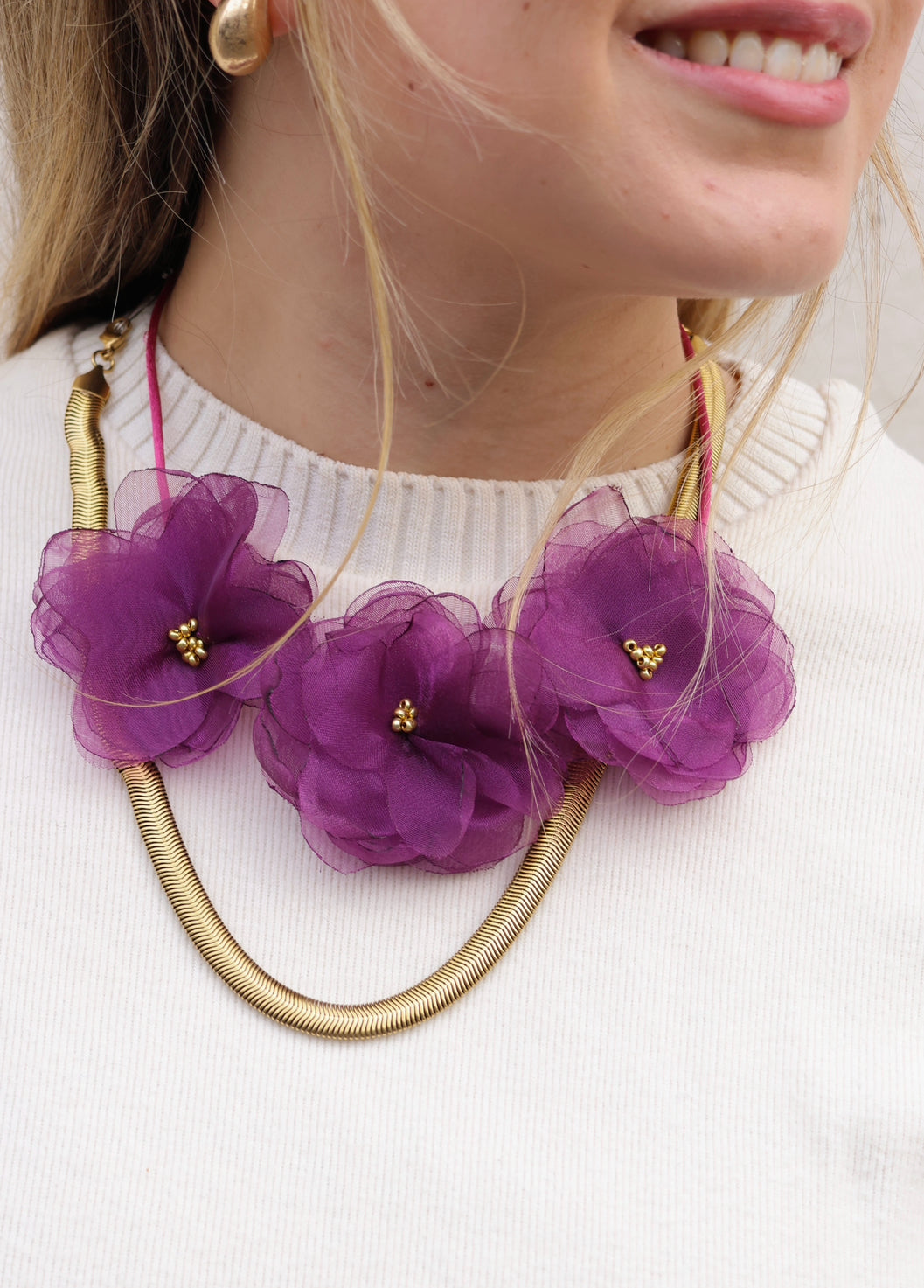 La Pieza Collar • Cintillo Rosa Grande