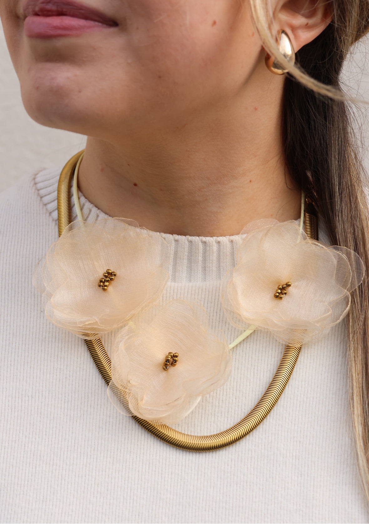 La Pieza Collar • Cintillo Blanco Grande