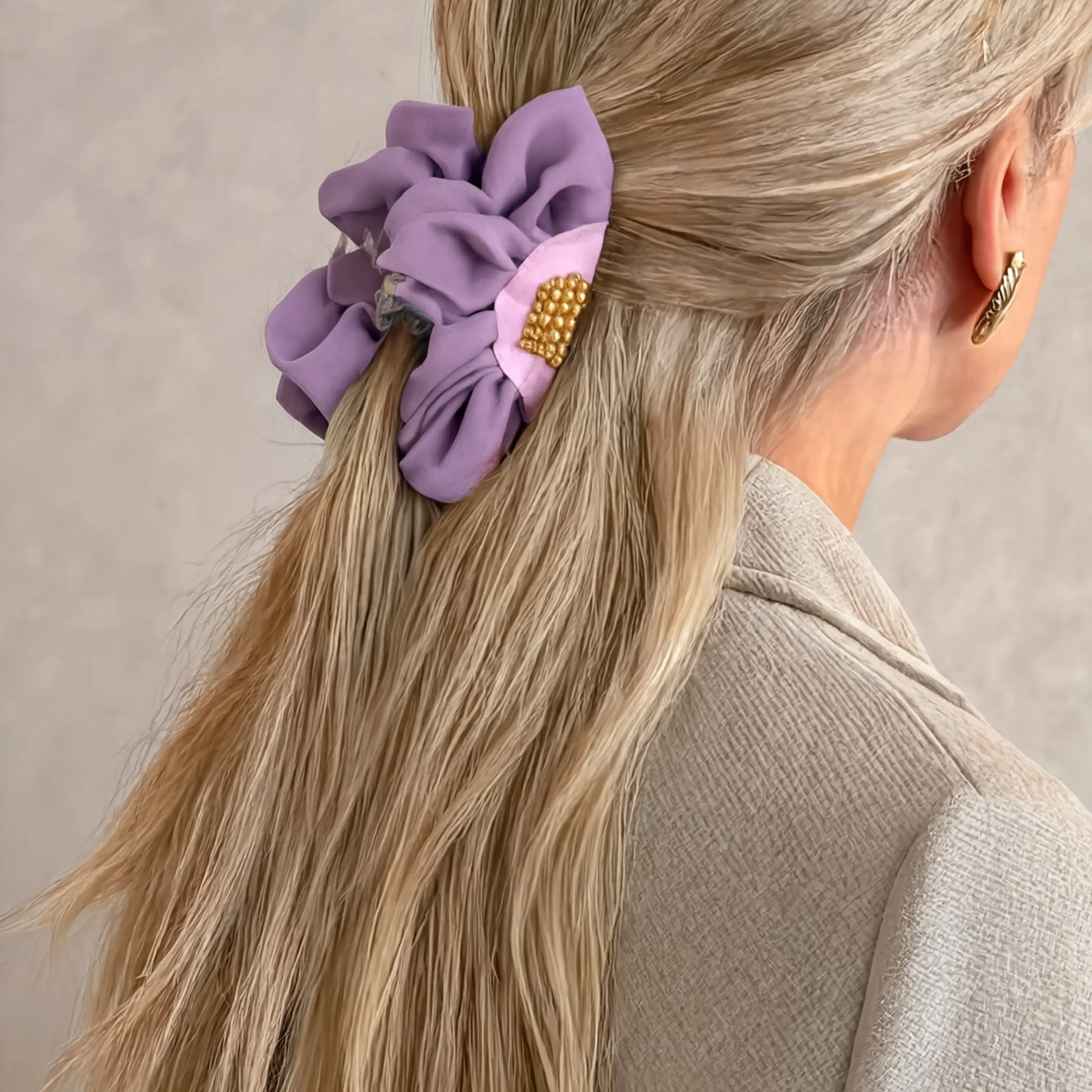 HAIR CLIP ROSÉ MORADO