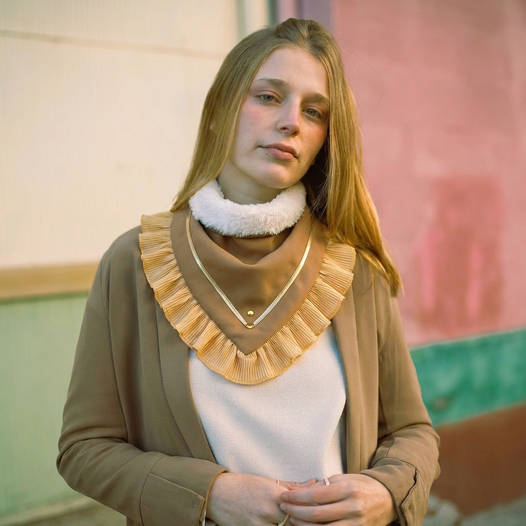 Pañuelo Flare Beige