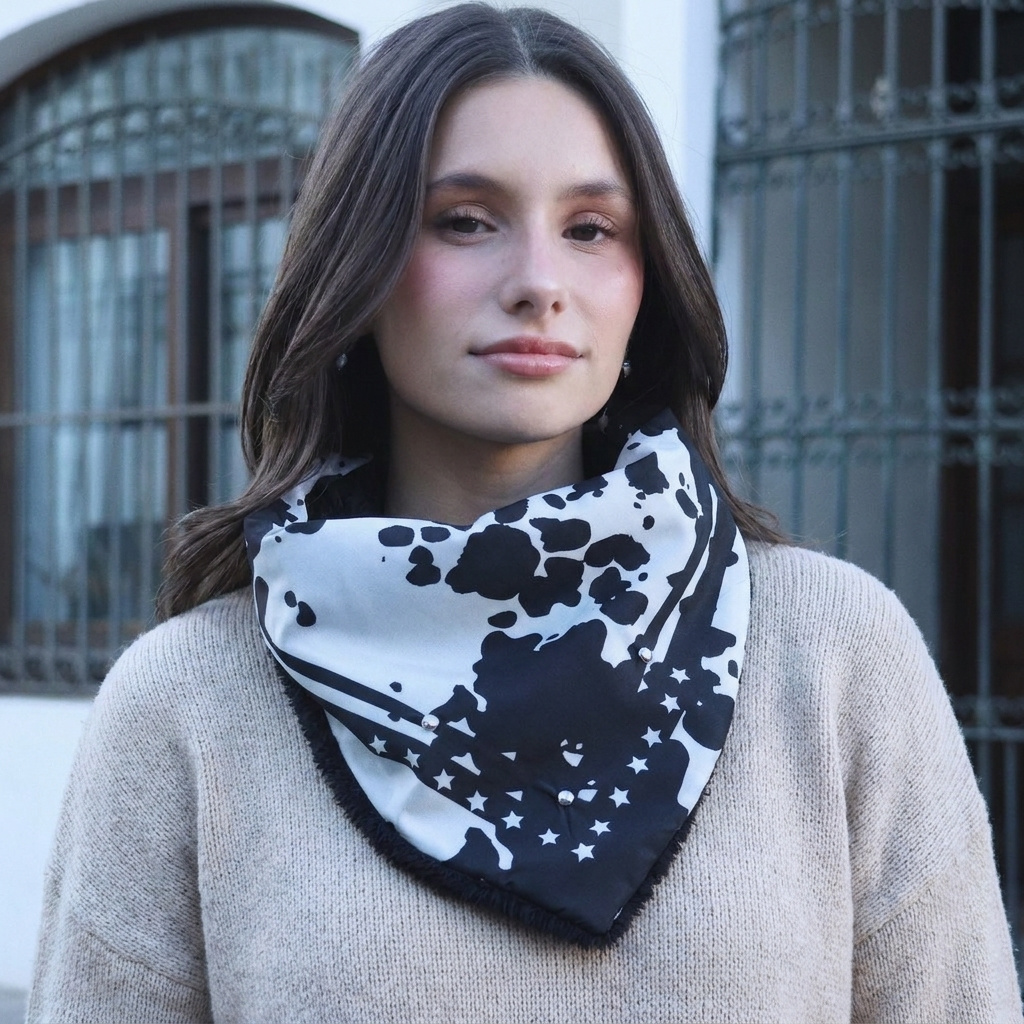 Pañuelo Print Black