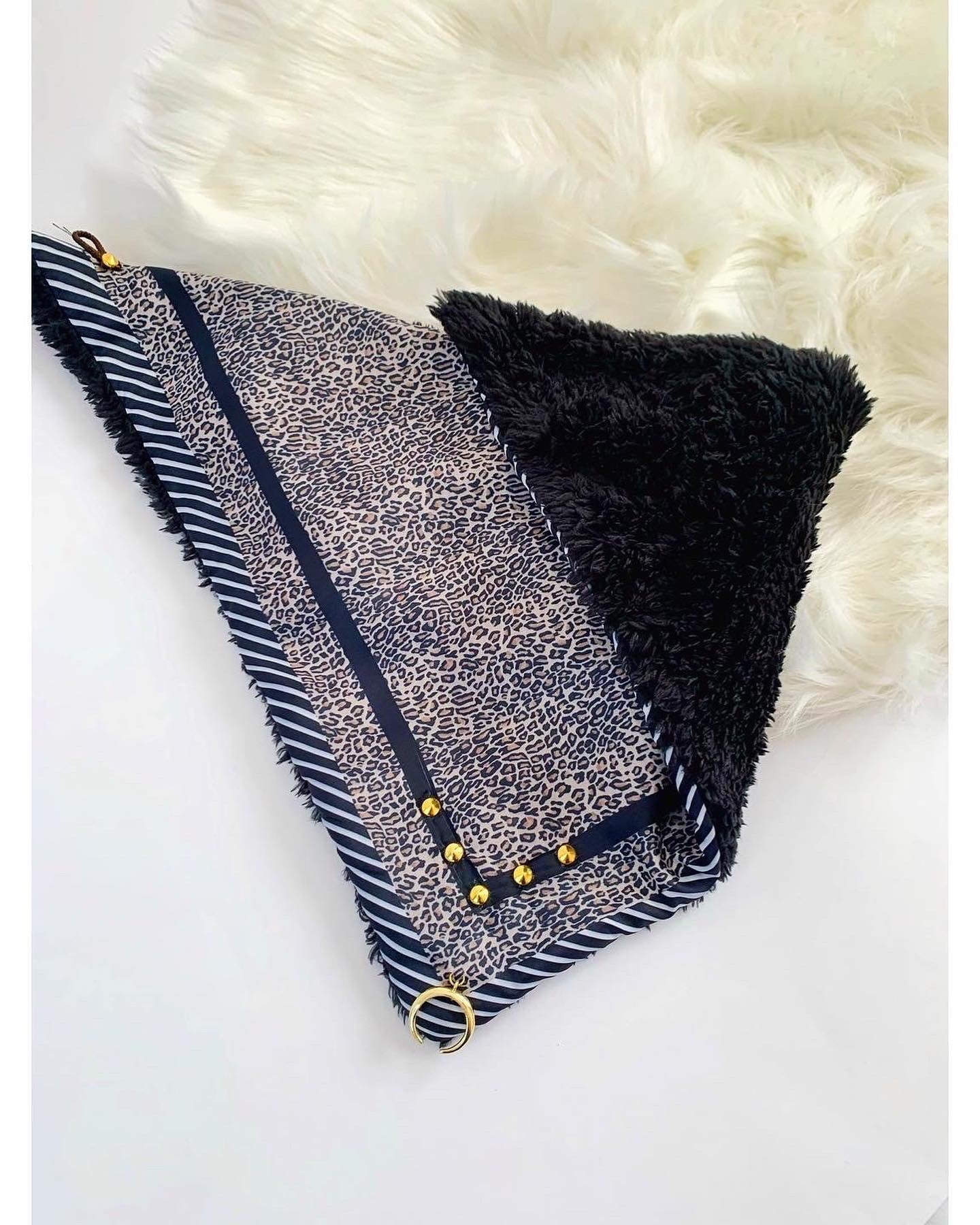 Pañuelo Chiporro Leopard Black Lines