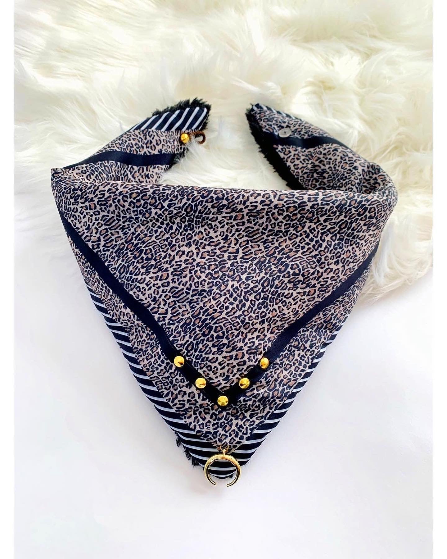 Pañuelo Chiporro Leopard Black Lines