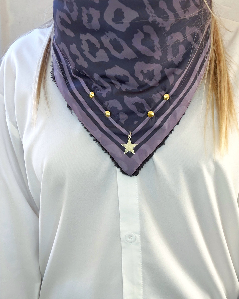 Pañuelo Purple Black