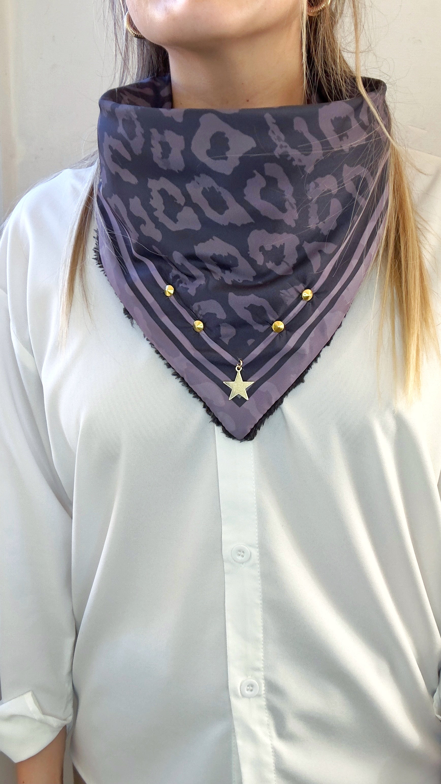 Pañuelo Purple Black