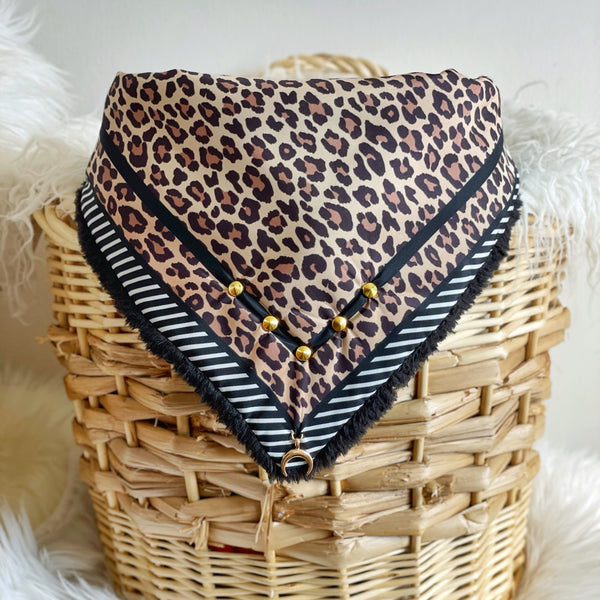 Pañuelo Chiporro Leopard Black Lines